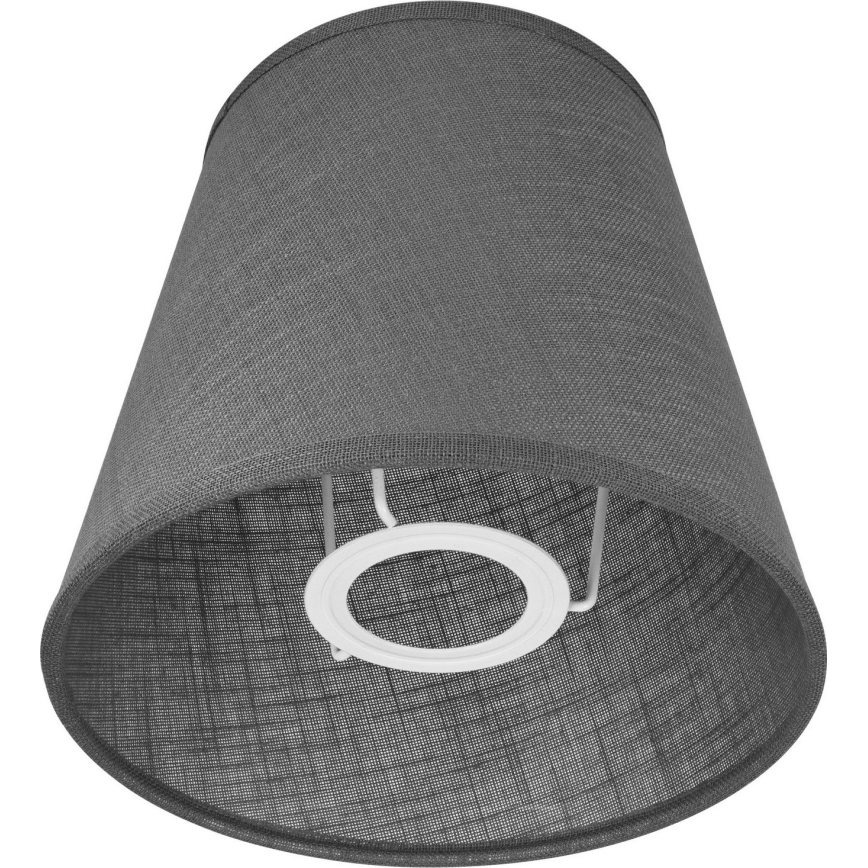 Резервен абажур за стенен аплик LORENZO E27, диаметър 16 см, сив