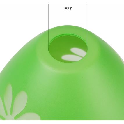 Резервно стъкло за полилей GARDEN E27 Ø 23 см зелен