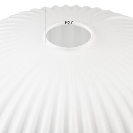Резервно стъкло за полилей HARMA E27 17x30 см бял
