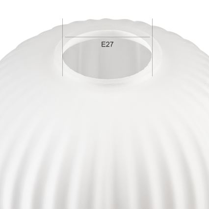 Резервно стъкло за полилей HARMA E27 21x14 см бял