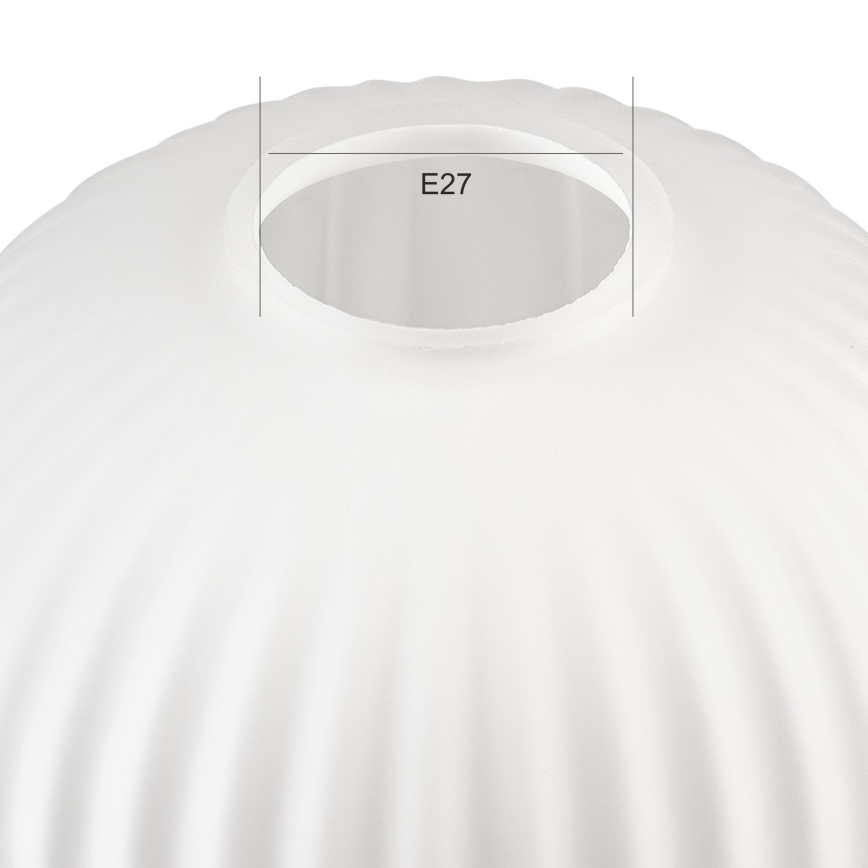 Резервно стъкло за полилей HARMA E27 21x14 см бял