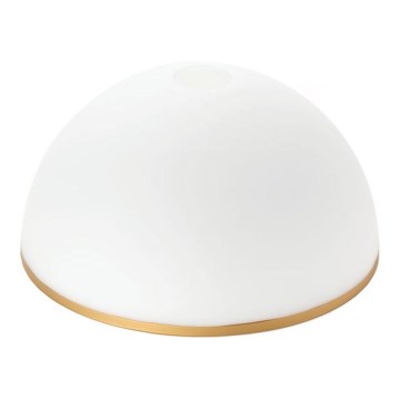 Резервно стъкло за полилей и подова лампа OLD LAMP E27 Ø 30 cm бял/златист