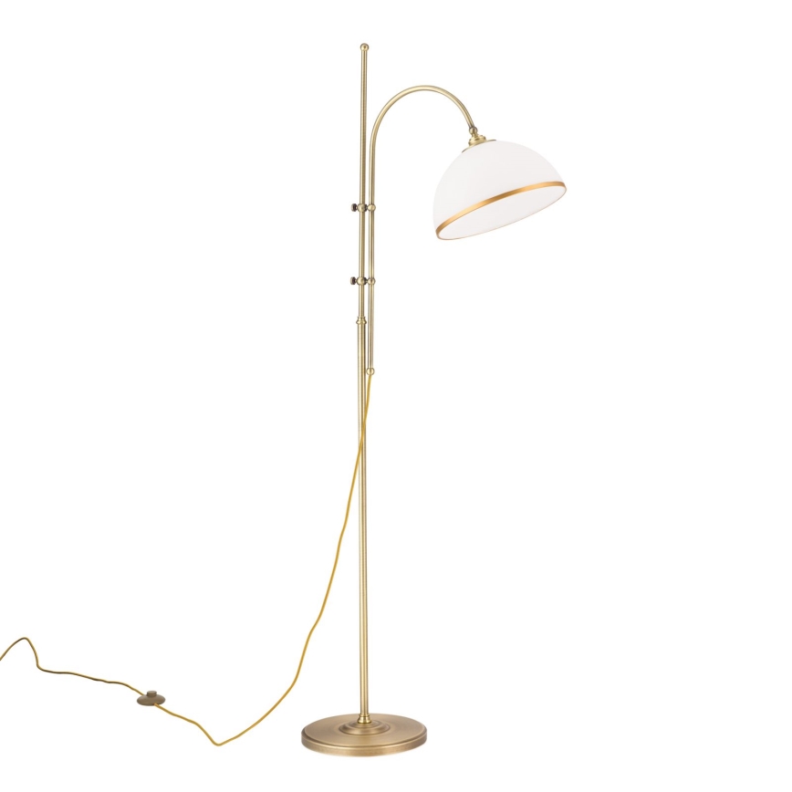 Резервно стъкло за полилей и подова лампа OLD LAMP E27 Ø 30 cm бял/златист