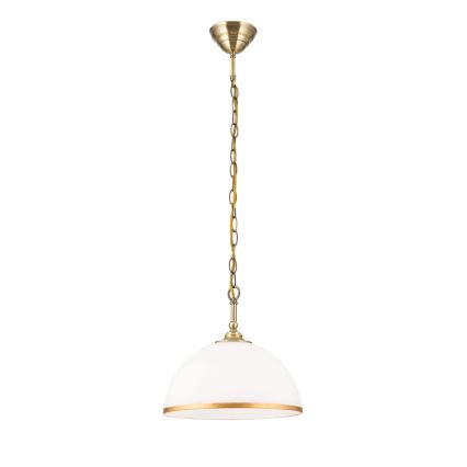 Резервно стъкло за полилей и подова лампа OLD LAMP E27 Ø 30 cm бял/златист
