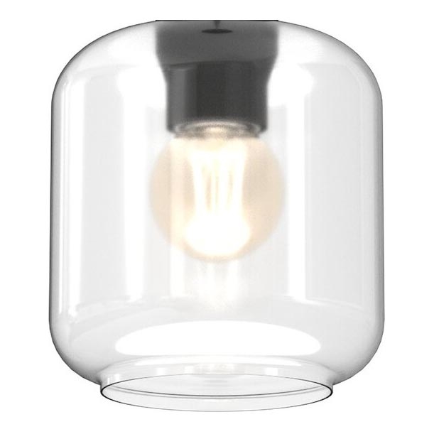 Резервно стъкло за полилей SOMBRA E27, диаметър 16 см, прозрачно