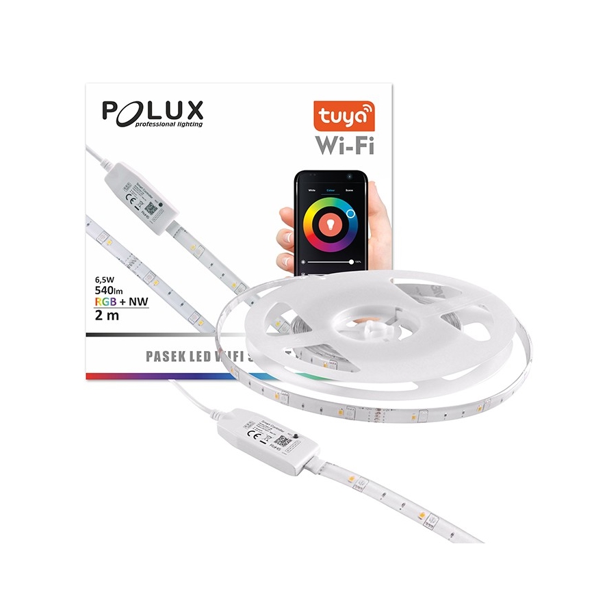RGB LED Димируема екстериорна лента Wi-fi LED/6.5W/IP65 2м Tuya