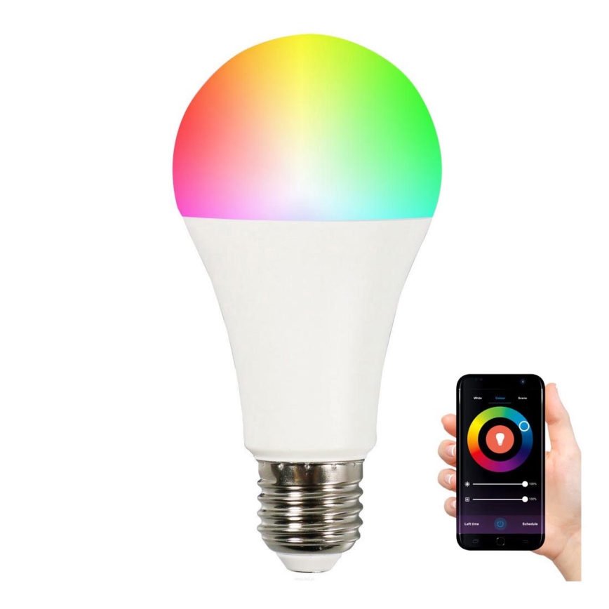 RGB LED Димируема крушка A65 E27/11W/230V 2700-6500K Wi-fi Tuya