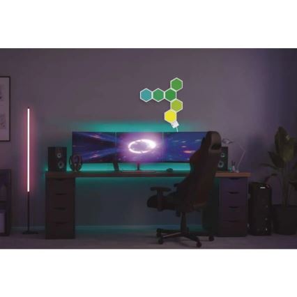 RGBIC Димируема настолна лампа GoSmart LED/5,5W/230V Wi-Fi Tuya