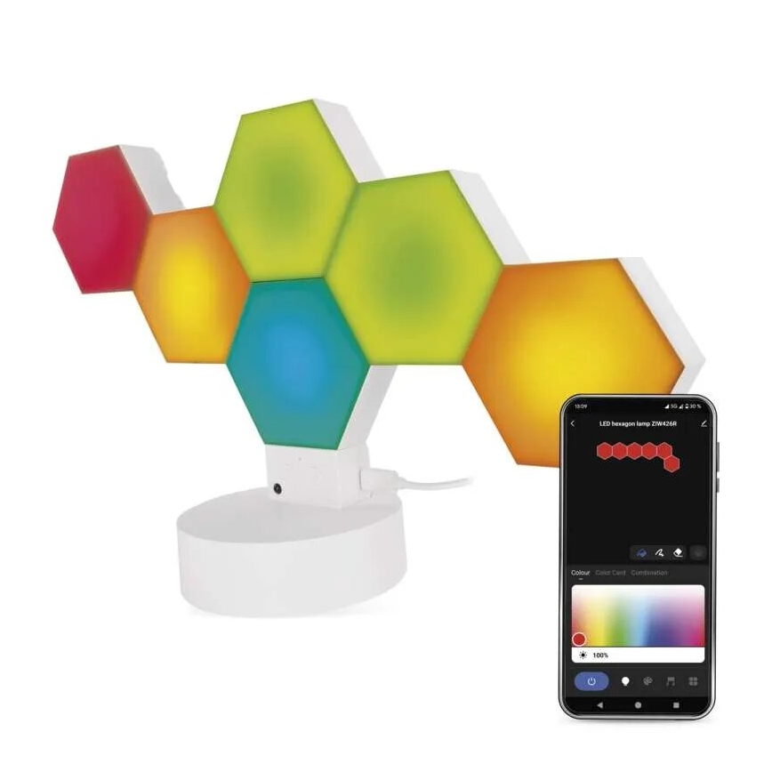 RGBIC Димируема настолна лампа GoSmart LED/5,5W/230V Wi-Fi Tuya