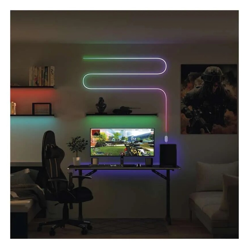 RGBIC LED Димируема лента GoSmart LED/24W/230V 3 m Wi-Fi Tuya