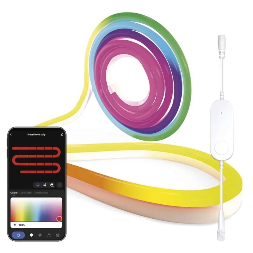 RGBIC LED Димируема лента GoSmart LED/24W/230V 3 m Wi-Fi Tuya