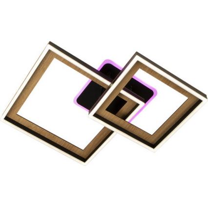 RGBW LED димируемо таванно осветително тяло, 75 W, 230 V, 3000–6500 K, с дистанционно управление