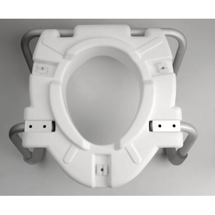 Ridder - Повдигнато тоалетно седалце с дръжки, бяло