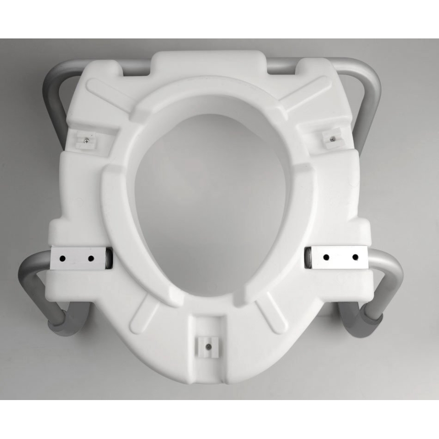 Ridder - Повдигнато тоалетно седалце с дръжки, бяло