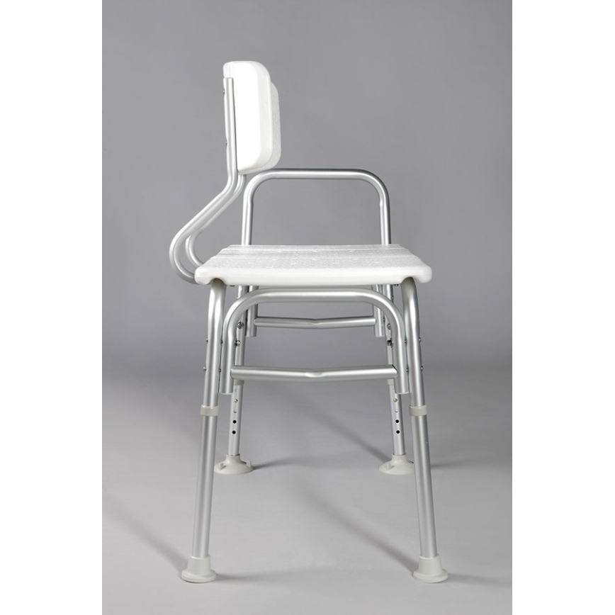 Ridder - Седалка за вана с дръжка 70x63 см бяла