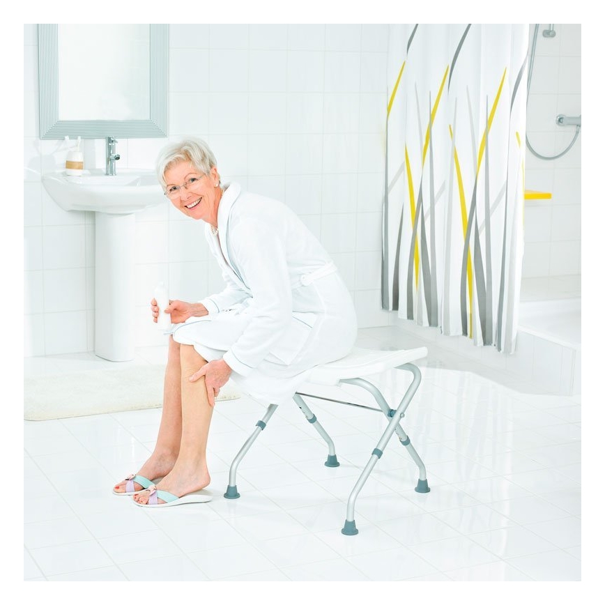 Ridder - Сгъваемо столче 50x51 см бяло