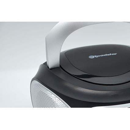 Roadstar CDR-365U/SL - Радио с FM/PLL и USB 32W/230V/4xLR14 черно/сребристо