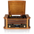 Roadstar HIF-1993D+BT- Hi-Fi с DAB/DAB+, грамофон, CD и магнетофон, 80W/230V + дистанционно управление