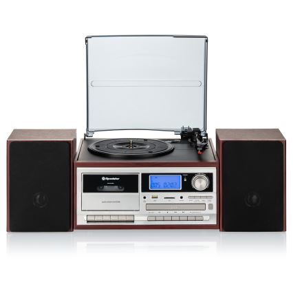 Roadstar HIF-8892 EBT - Hi-Fi система с грамофон, CD и касетен плейър 64W/230V + дистанционно управление
