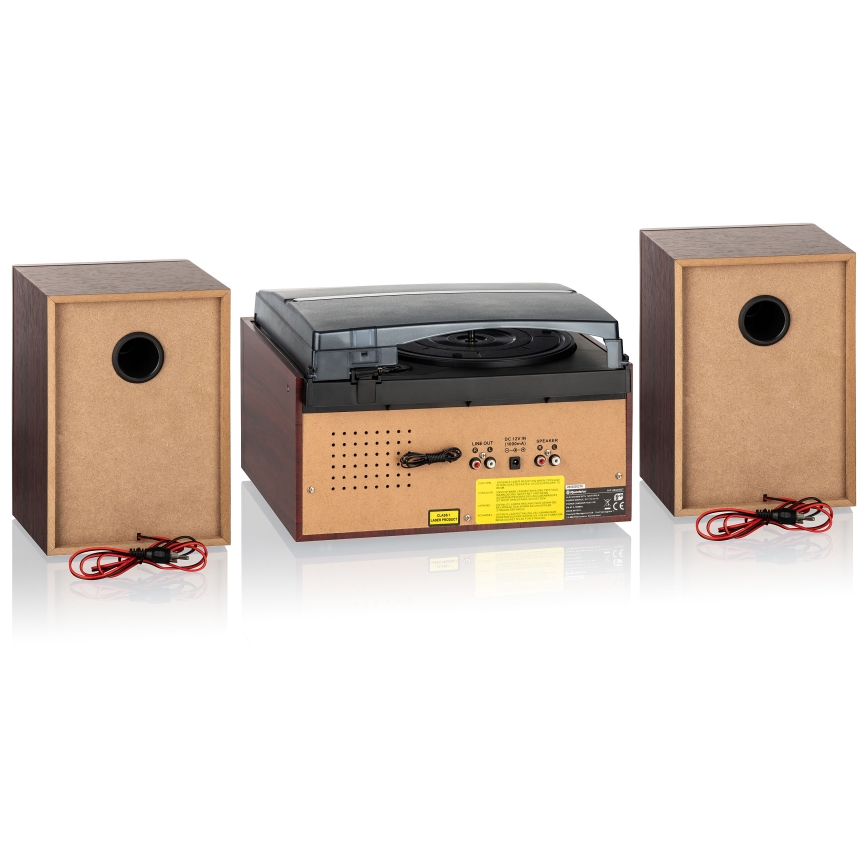 Roadstar HIF-8892 EBT - Hi-Fi система с грамофон, CD и касетен плейър 64W/230V + дистанционно управление