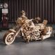 RoboTime - 3D дървен механичен пъзел Мотоциклет cruiser