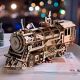 RoboTime - 3D дървен механичен пъзел Парен локомотив