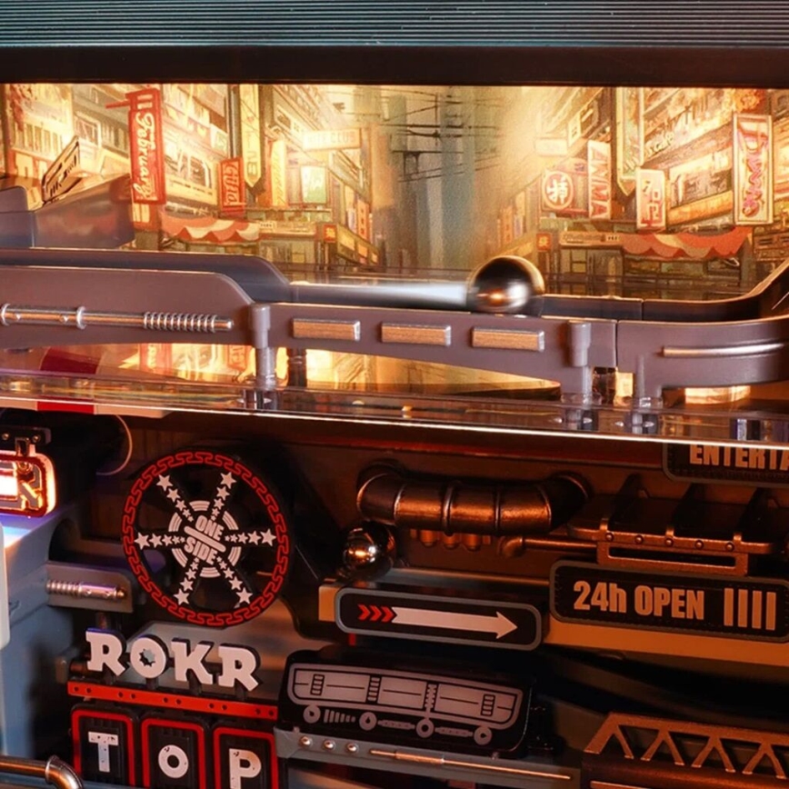 RoboTime - 3D механичен пъзел с мраморна писта Град от миналото