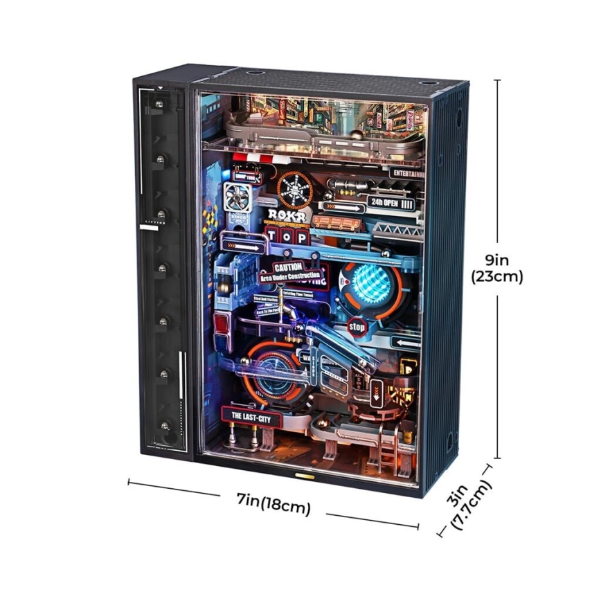 RoboTime - 3D механичен пъзел с мраморна писта Град от миналото