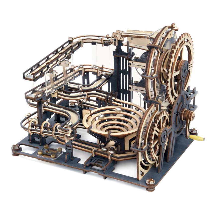 RoboTime - 3D пъзел с мраморна писта Град с препятствия