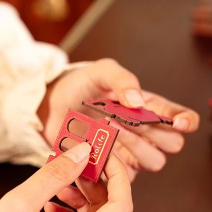 RoboTime - 3D пъзел Стопер за книги Исторически парен влак