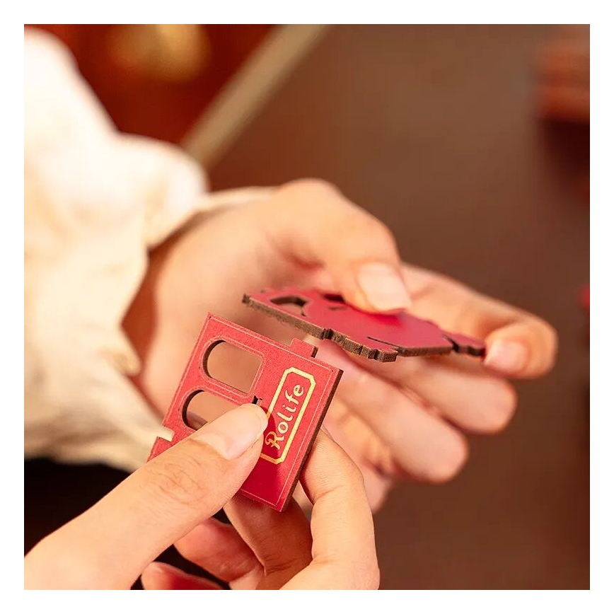 RoboTime - 3D пъзел Стопер за книги Исторически парен влак