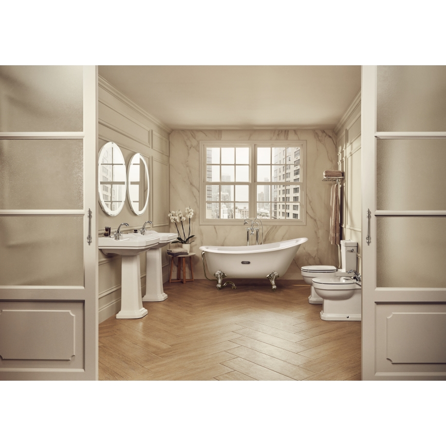 Roca A3270A1000 - Стенна мивка CARMEN 65x48 см керамика/бял