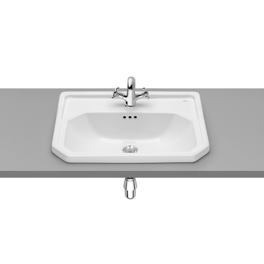 Roca A3270A5000 - Мивка за вграждане CARMEN 60x45 см керамика/бял
