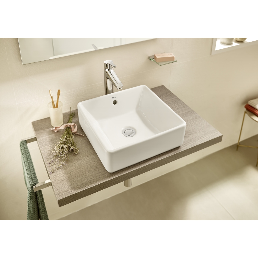 Roca A3270ML000 - Мивка с плот GAP 39x37 см керамика/бял