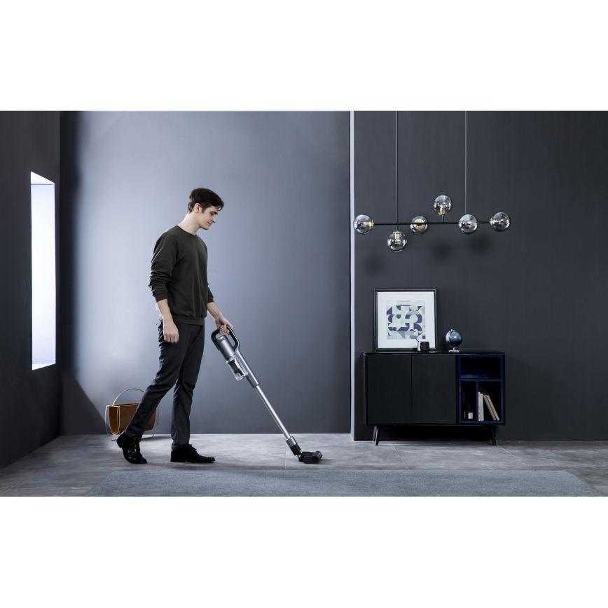 ROIDMI RI-X30PRO - Пръчковидна прахосмукачка 2в1 с OLED дисплей и аксесоари 435W/2500 mAh матов хром