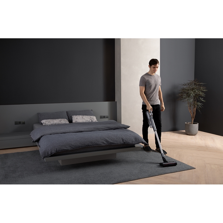 ROIDMI RI-X30PRO - Пръчковидна прахосмукачка 2в1 с OLED дисплей и аксесоари 435W/2500 mAh матов хром