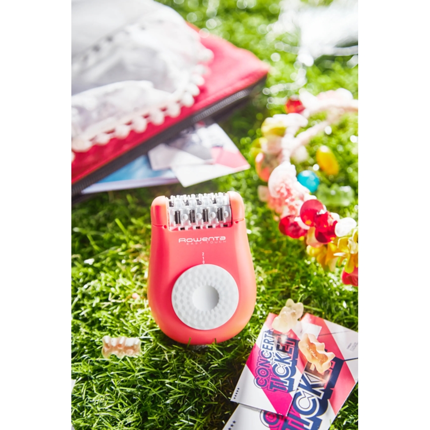 Rowenta - Епилатор EASY TOUCH 230V розов