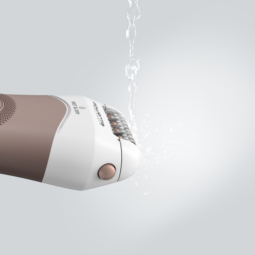 Rowenta - Епилатор WET&DRY 4,5W/5V 600 mAh бежов/златен