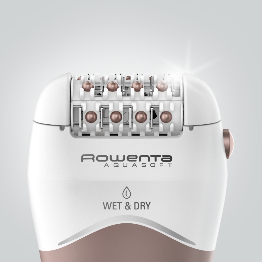 Rowenta - Епилатор WET&DRY 4,5W/5V 600 mAh бежов/златен