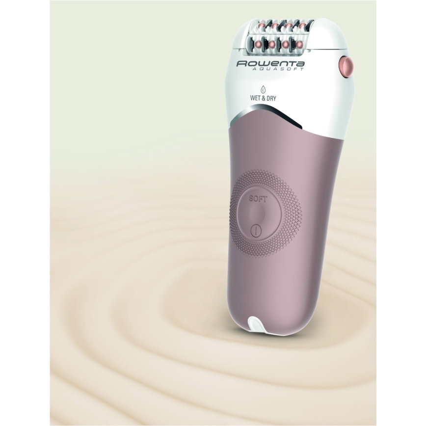 Rowenta - Епилатор WET&DRY 4,5W/5V 600 mAh бежов/златен