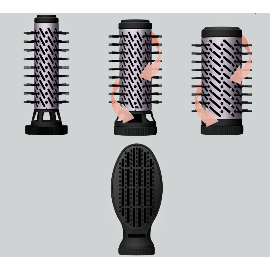 Rowenta - фен-четка BRUSH ACTIV 1000W/230V черна