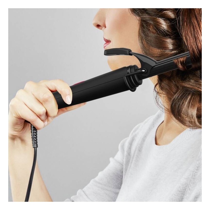 Rowenta - Маша за къдрене CURLING TONG BASIC 25W/230V черен