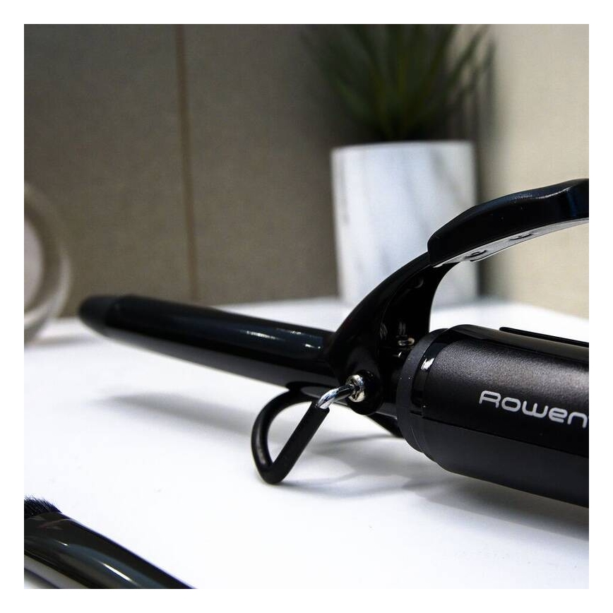 Rowenta - Маша за къдрене CURLING TONG BASIC 25W/230V черен