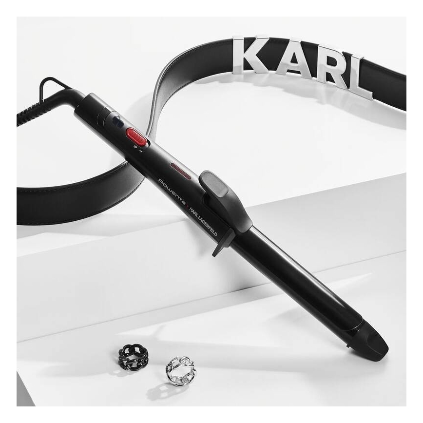 Rowenta - Маша за къдрене KARL LAGERFELD 47W/230V черен
