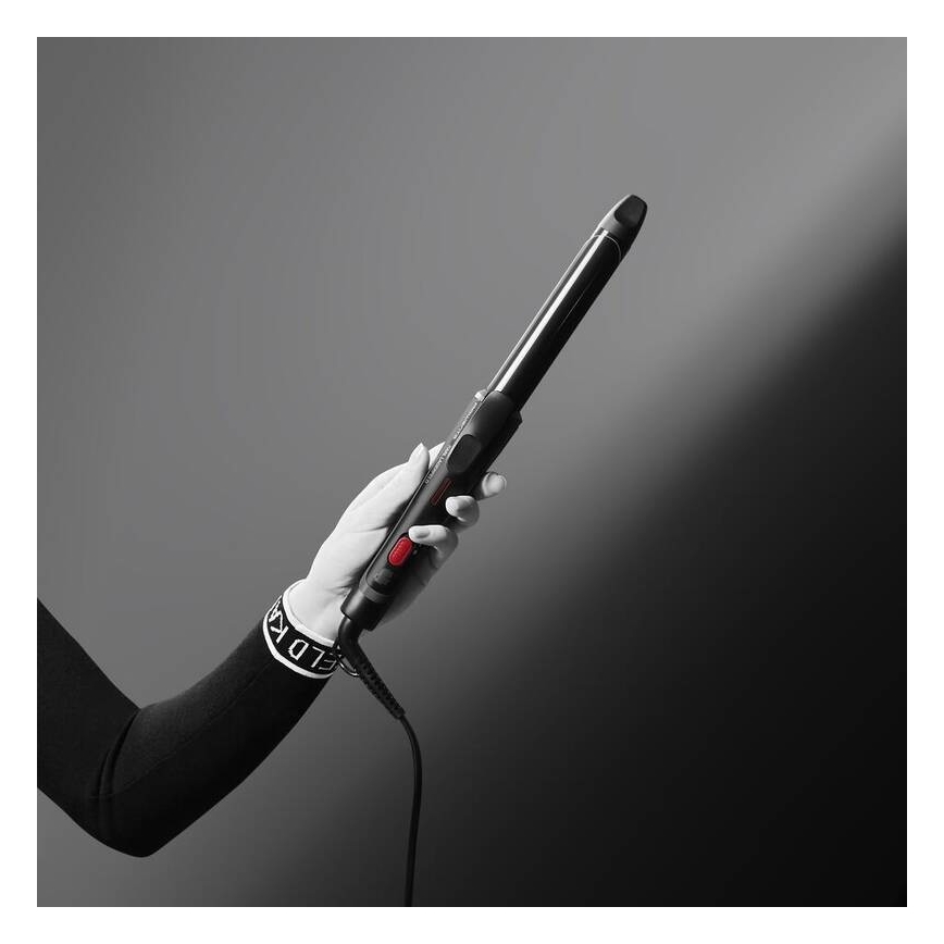 Rowenta - Маша за къдрене KARL LAGERFELD 47W/230V черен