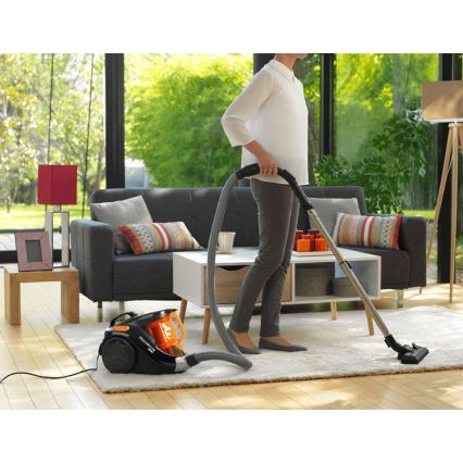 Rowenta - Прахосмукачка без торбичка COMPACT POWER 1,5l 750W/230V черен/оранжев
