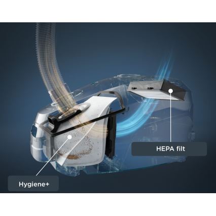 Rowenta - Прахосмукачка с торба GREEN FORCE MAX ECO TOTAL CLASSIC 900W/230V черен