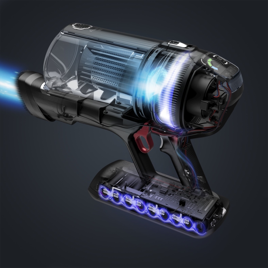 Rowenta - 3-в-1 стик прахосмукачка X-FORCE ANIMAL AUTO 480W/32,4V черна 2000 mAh