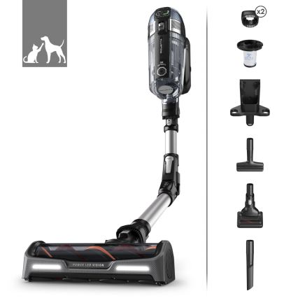 Rowenta - 3-в-1 стик прахосмукачка X-FORCE ANIMAL AUTO 480W/32,4V черна 2000 mAh