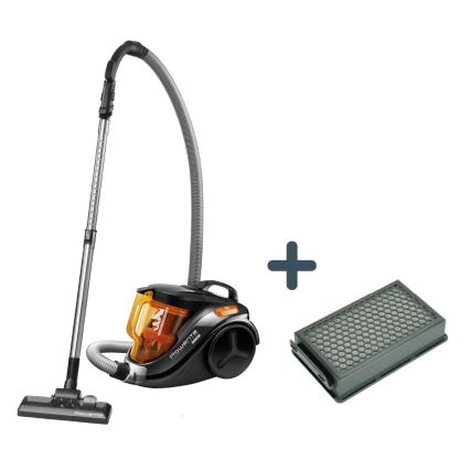 Rowenta - Прахосмукачка без торбичка COMPACT POWER 1,5l 750W/230V черен/оранжев